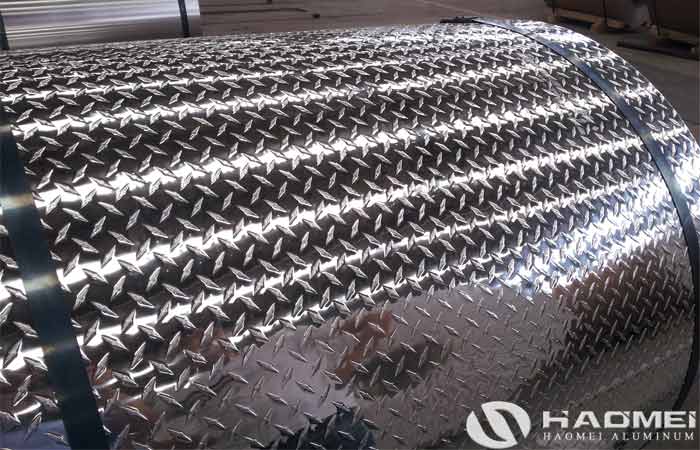 checkered aluminum coil