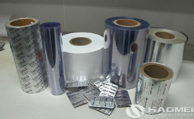 drug packaging aluminum foil