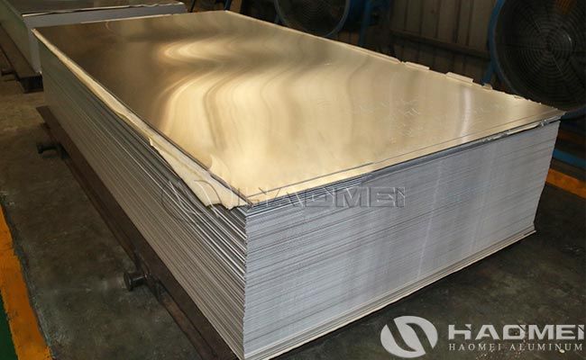 sheet of aluminum