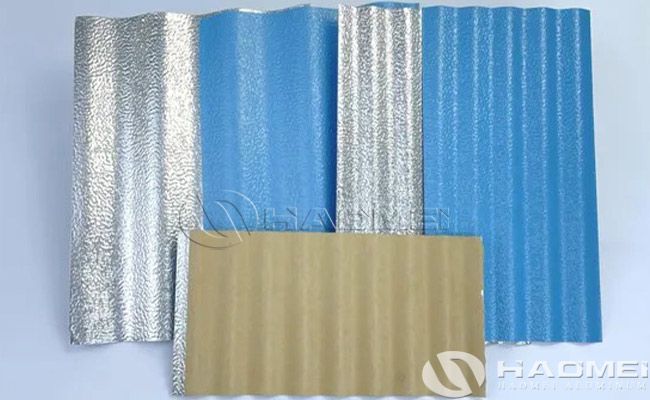 corrugated aluminum jacketing roll