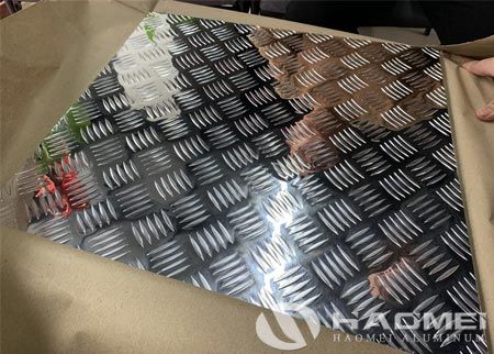 bright aluminum tread plate