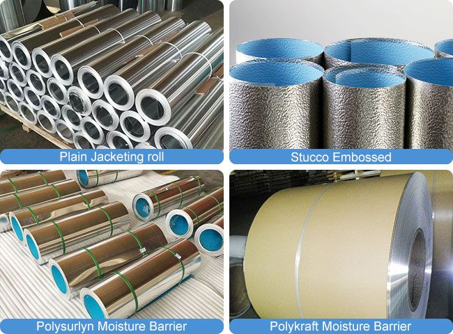 aluminum pipe insulation jacketing selection