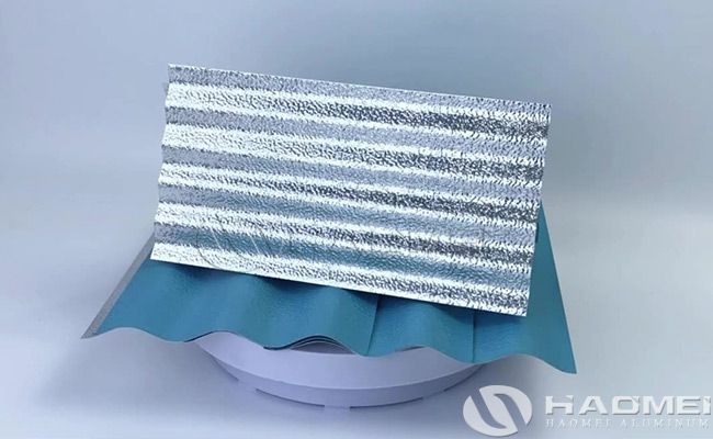 Corrugated aluminum jacketing
